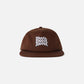 PUFFER CAP : BROWN