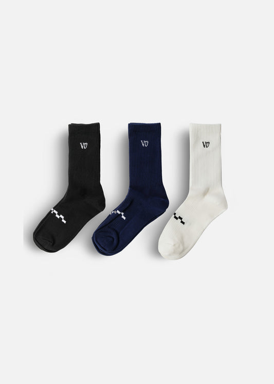 RPL 3 PACK SOCKS : MULTI