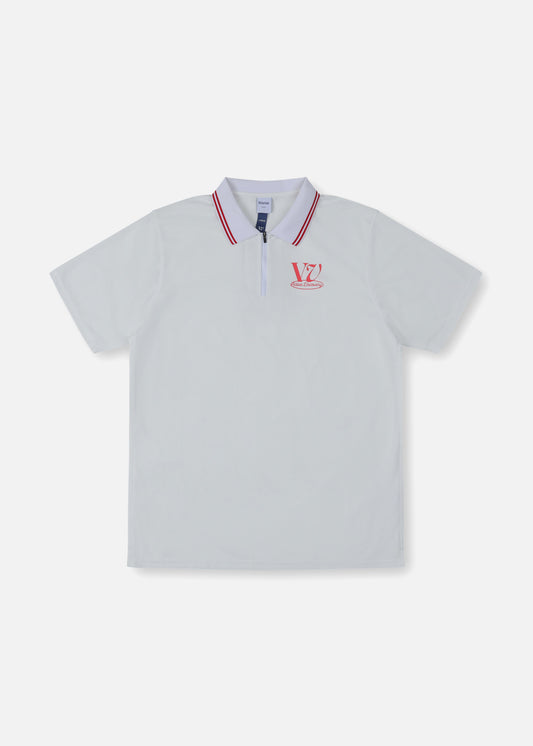 POWER FADE POLO : WHITE