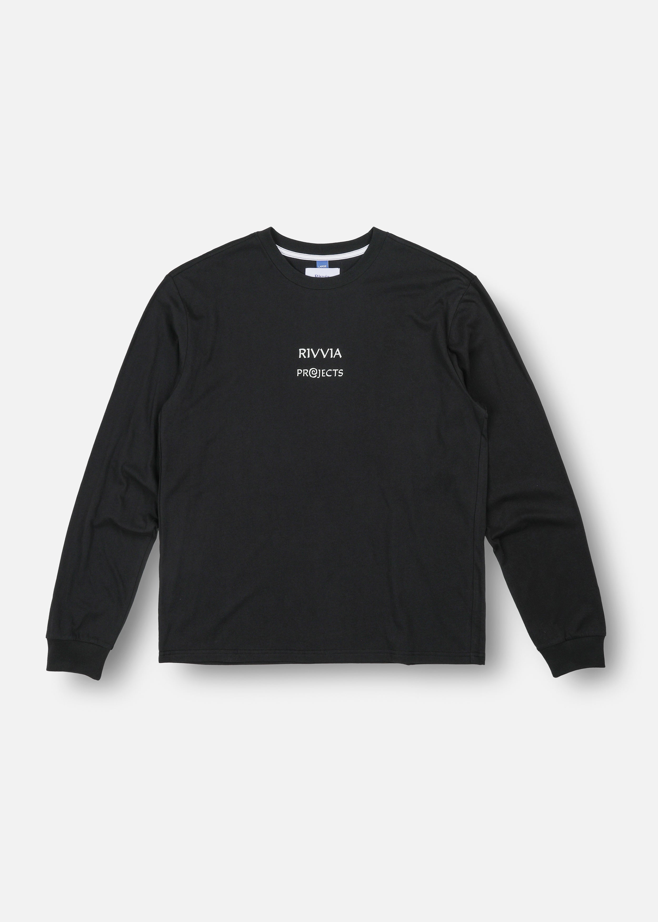 COLOSSAL LS T-SHIRT : BLACK – rivviaprojects_aus